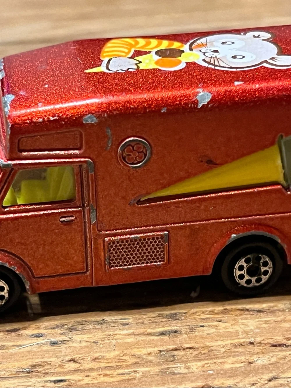Vintage Majorette Fourgon Ice Cream Truck Diecast 1980’s
